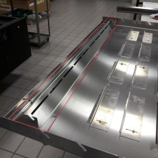 812.1-BB-680 - Teepee shaped condensate carter